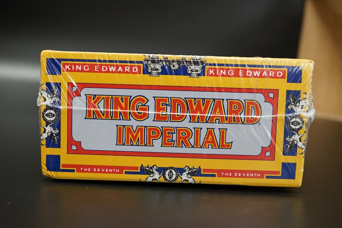 A sealed box of 50 King Edward cigars